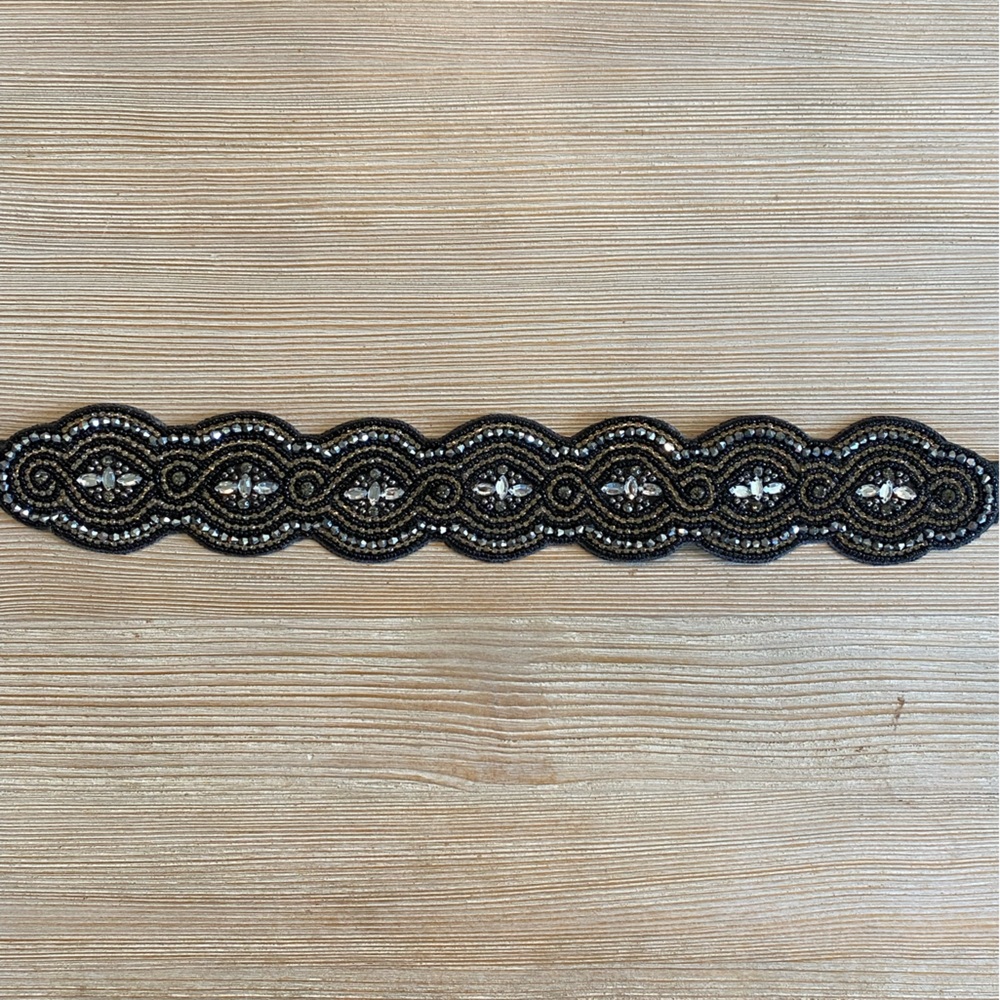 Anthropologie Beaded Belt Multi-Color